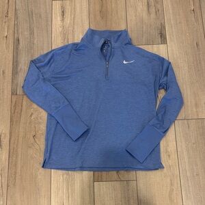Nike Blue Quarter-Zip Sweatshirt